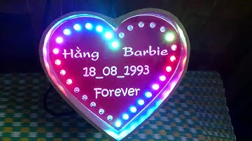 đèn led trái tim đẹp nhất