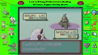 Let's Play Pokemon Ruby Grass Type Only Run Part 51 Sidney & Phoebe