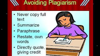Plagiarism and Citing Sources