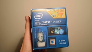 Intel Core i7 4770K Unboxing