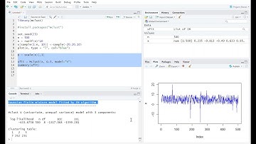 Anomaly detection example by using Gaussian Mixture in R