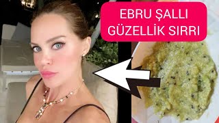 EBRU ŞALLI GÜZELLİK SIRRI KİVİ MASKESİ 🥝 Anti-aging kiwi mask that celebrities keep like a secret