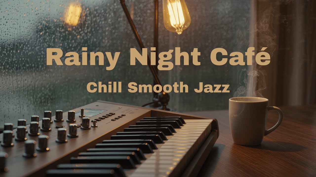 Rainy Night Café — Chill Smooth Jazz (Female Vocal) | Study, Work & Late-Night Relax
