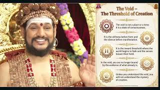 The Void - The Threshold of Creation #SriNithyananda #creation 