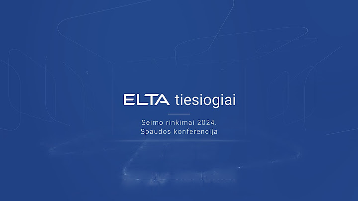 Seimo rinkimai 2024. Spaudos konferencija po pirmojo turo