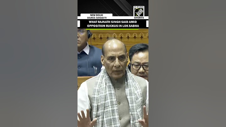“Govt fully ready to discuss…” Defence Minister Rajnath Singh amid opposition ruckus in Lok Sabha