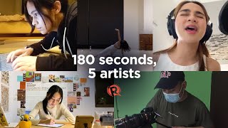 180 seconds, 5 artists