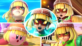 Min Min All Victory Poses, Final Smash, Kirby Hat \& Palutena Guidance in Smash Bros Ultimate