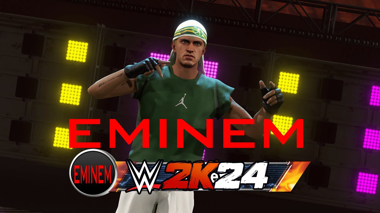 Eminem Entrance (WWE 2K24) - YouTube
