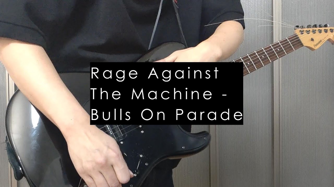 Rage Against The Machine Bulls On Parade (Guitar Cover) YouTube