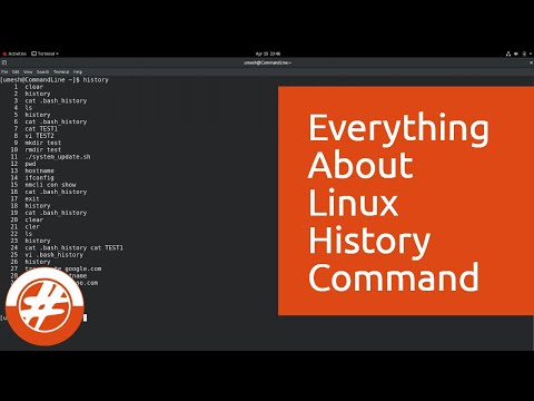011 - How To Use The History Command In Linux