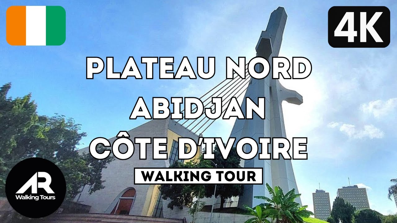 Walking Tour [4K] in Plateau Nord, Abidjan, Côte d’Ivoire 🇨🇮