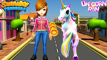 Subway Princess Runner🏃‍♀️ & Unicorn Run🦄 - Endless Run | Android/iOS Gameplay HD