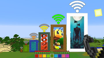 Minecraft but every Nether portal has different Wi-Fi (INSANE)