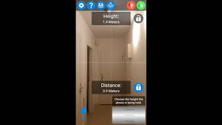 Distance Laser Meter Simulator - Android App screenshot 2