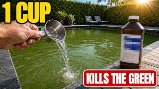 The Secret 1-Cup Fix That Clears a Green Pool in Summer Heat