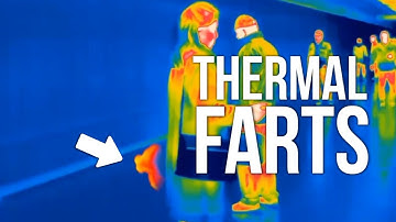 People farting on thermal camera in public!