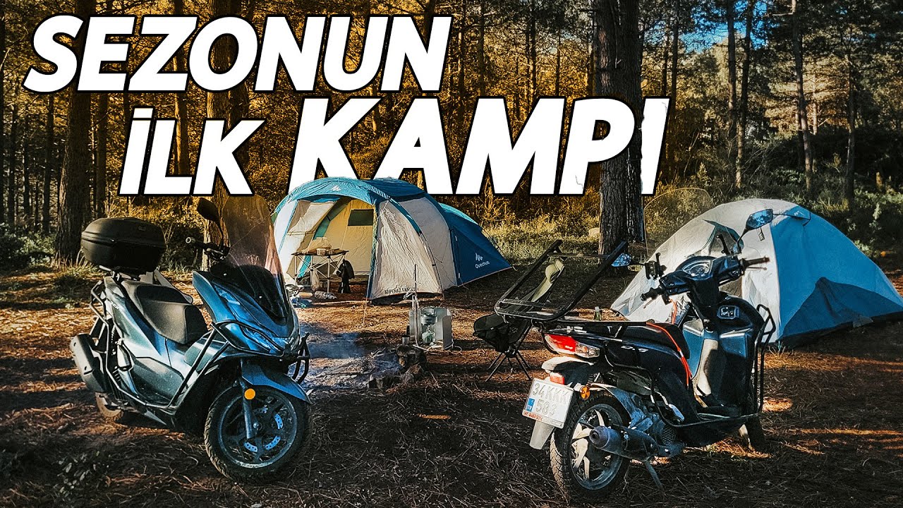 HONDA PCX & DİO 2 GECE ORMAN KAMPI | Bİ TURLAYALIM