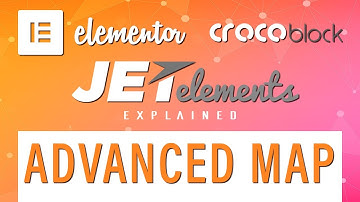 Advanced Map | Jet Elements | Crocoblock | Elementor Add-On