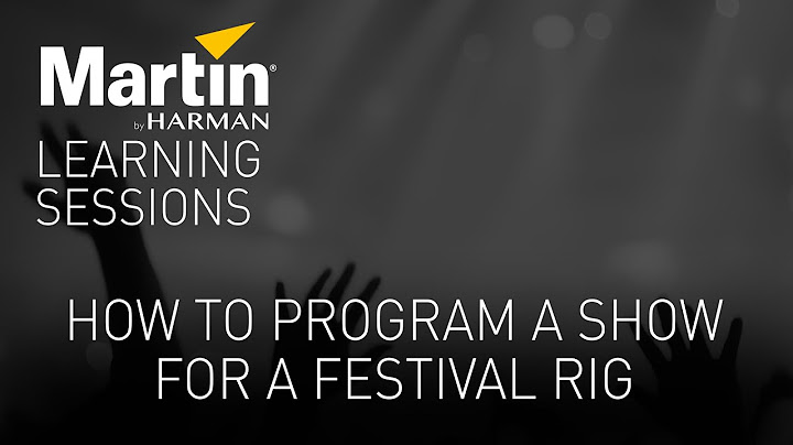How to Program a Show for a Festival Rig with Lauren Sego - Webinar