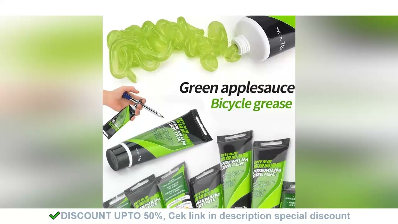 1-5PCS Bicycle Grease Green Applesauce Bearing Grease Motor Oil Lubricant Optional Grease Gun, Bicyc