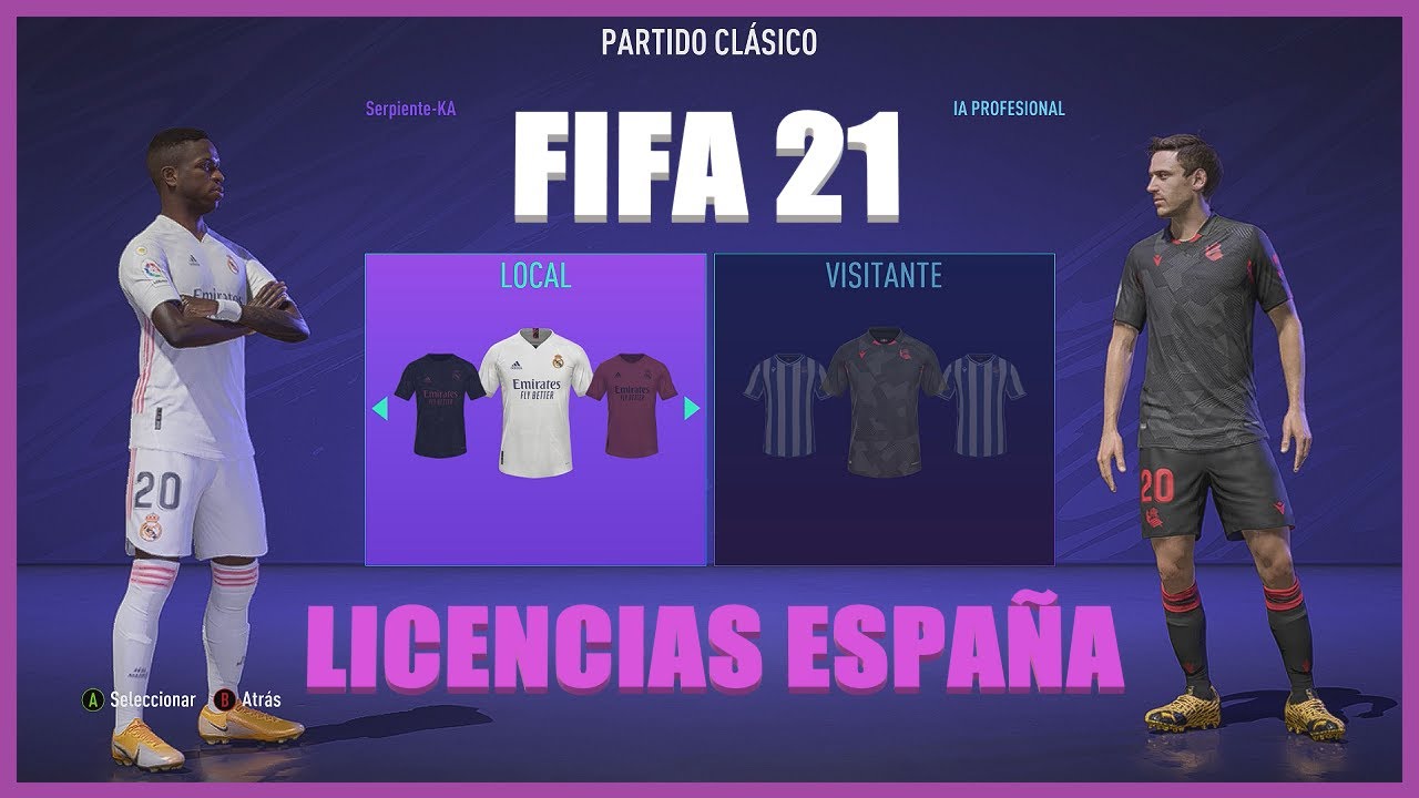 FIFA 21 LICENCIAS / LIGAS / EQUIPOS / KITS / DE ESPAÑA