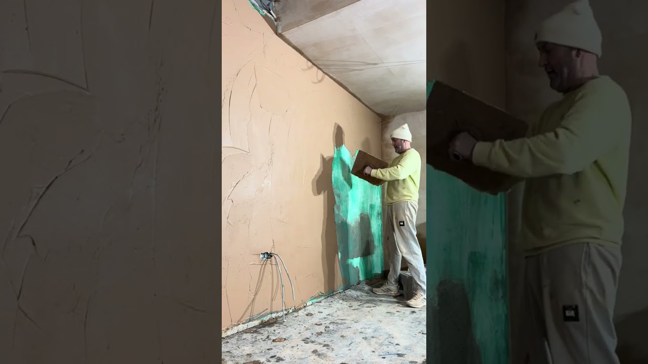First and second coat plastering 