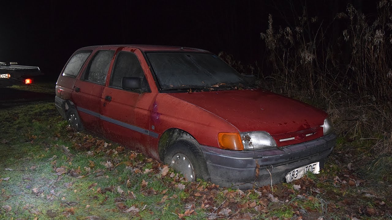 Starting Diesel Ford Escort After 9 Years + Test Drive