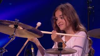 Nikoleta Šurinová: 11-Year-Old Kid Drummer WOWS Judges & Audiences on ČESKO SLOVENSKO MÁ TALENT