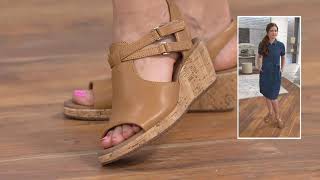 clarks un plaza wedge sandal