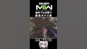 〖COD:MW2〗知らないと損する！？海外プロが使う！最強ポジ 5選 #Shorts
