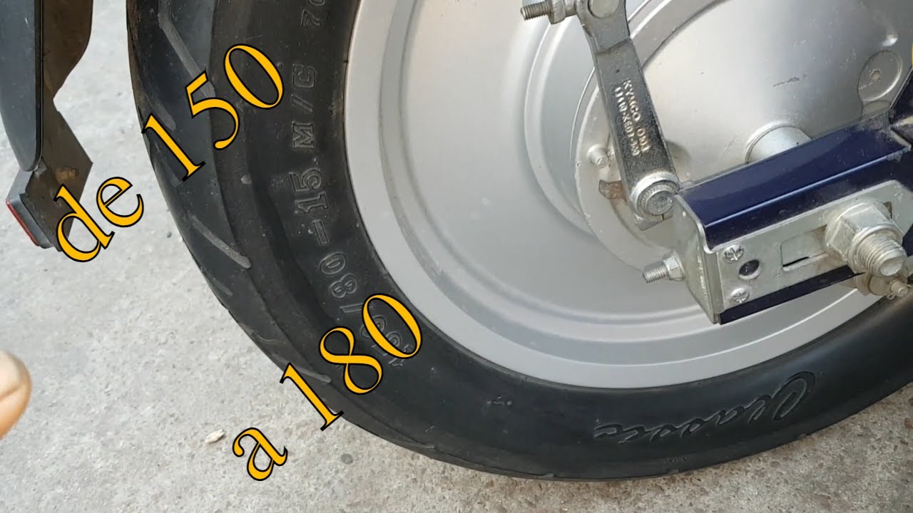 kymco venox si  o no cambiar de medida de rueda de moto mas ancha