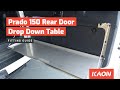 Toyota Prado 150 Rear Door Table - Kaon