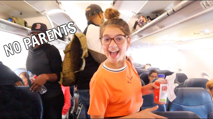 13 year old flying WITHOUT PARENTS *first time*