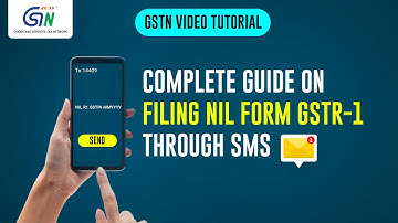 Complete Guide on Filing NIL Form GSTR-1 through SMS. Watch Tutorial