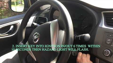 HOW to Program:  remote for Nissan Sentra 1994 -2019