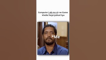 Game in computer lab || #game #memes #lab