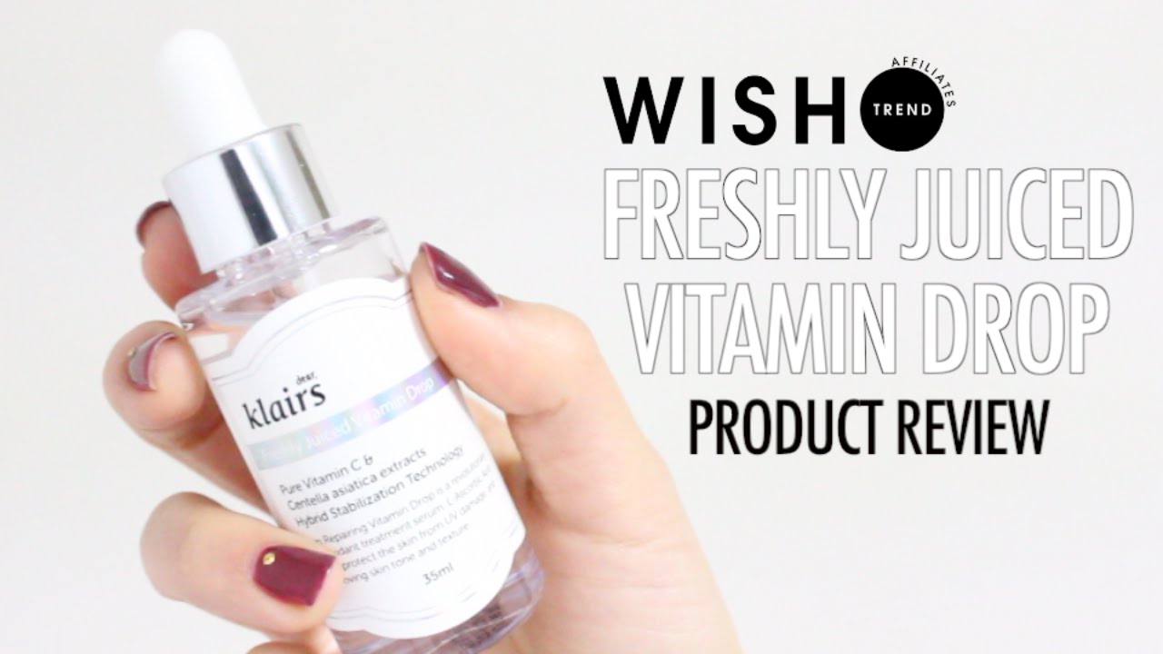 Klairs Freshly Juiced Vitamin Drop Review YouTube