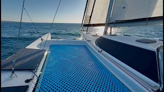 19 knots in flat water! Sailing to Sawu