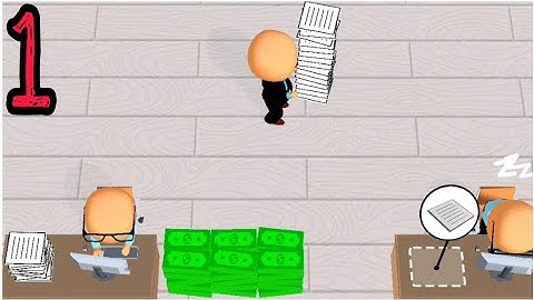 Office Fever - Gameplay Walkthrough Part 1! Max Manpower ( android,iOS )