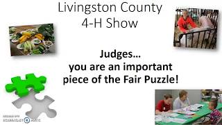 4-H Project Judges Tutorial