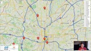 Metro Atlanta Early Voting Locations Map