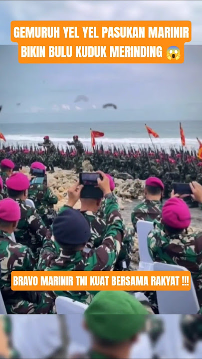 MERINDING BANGET NIH DENGER SUARA MARINIR 😱 #tni #tnialsurabaya #tniad #viral #trending #shorts #new