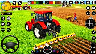Real Tractor Driving Simulator 3D - New Tractor Farming Games 2026 - Android Gameplay Video screenshot 2