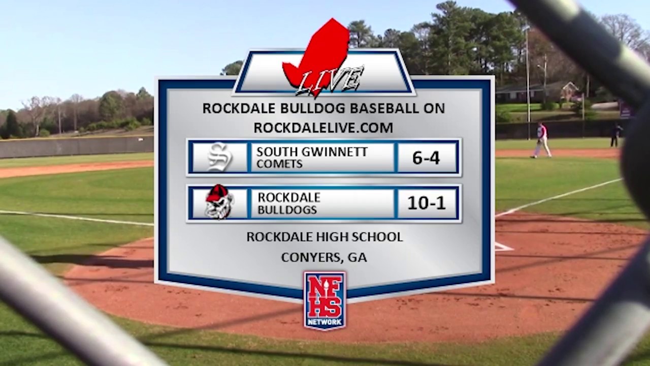 Rockdale Baseball vs. South YouTube