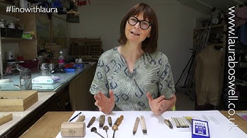 Multi block Lino Print with Laura Episode 6 - Adjusting new Printmaking Tools & Prolonging Sharpness