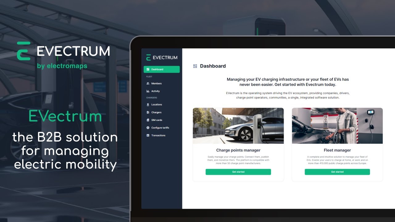 EVectrum: EV fleet and chargers management - YouTube