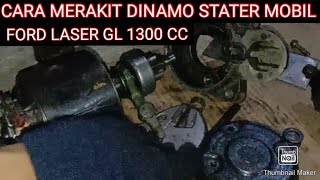 How to install a Ford Laser car starter dynamo