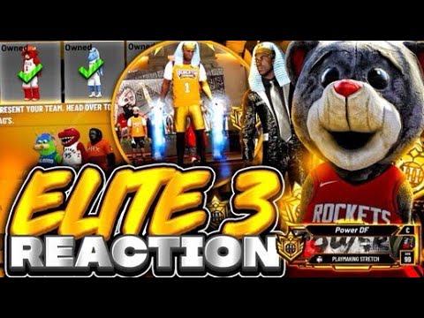 I HIT ELITE 3 & UNLOCKED MASCOTS + SUITS IN NBA 2K20! BEST BUILD ELITE 3 LIVE REACTION