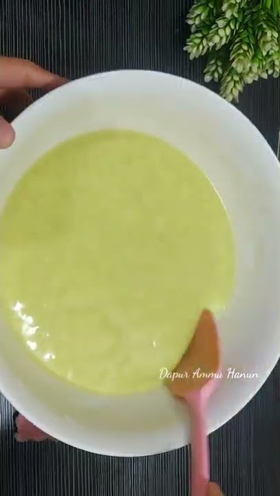 Kue Pukis Pandan Tanpa Mixer #shorts